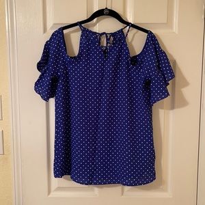 Cold shoulder blouse